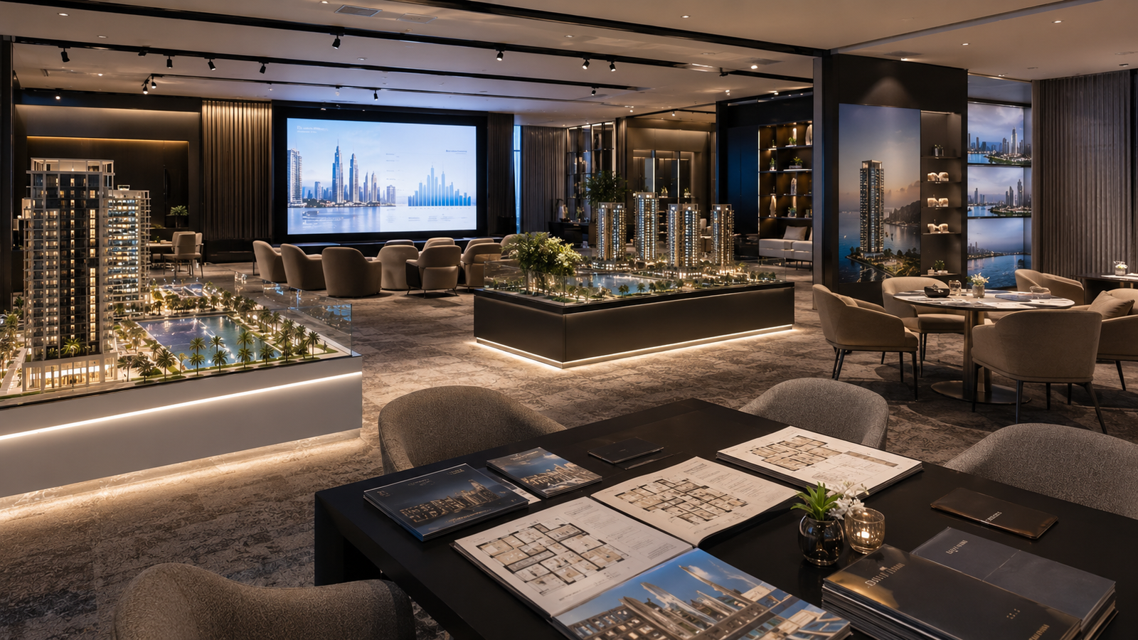 Dubai Property Expo London developer displays and consultation areas