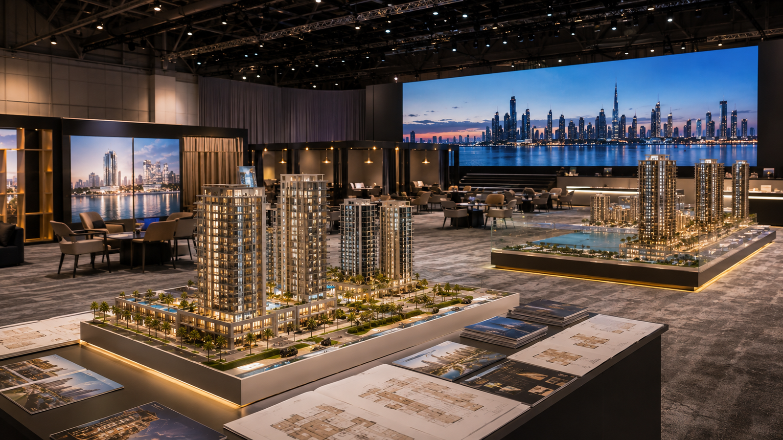 Property investment exhibition in London featuring international real estate opportunities