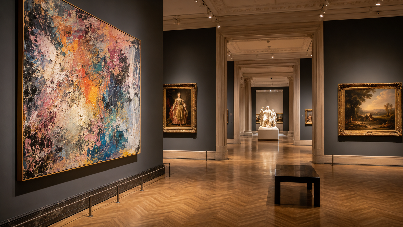 Art exhibition gallery representing major London exhibitions in 2026