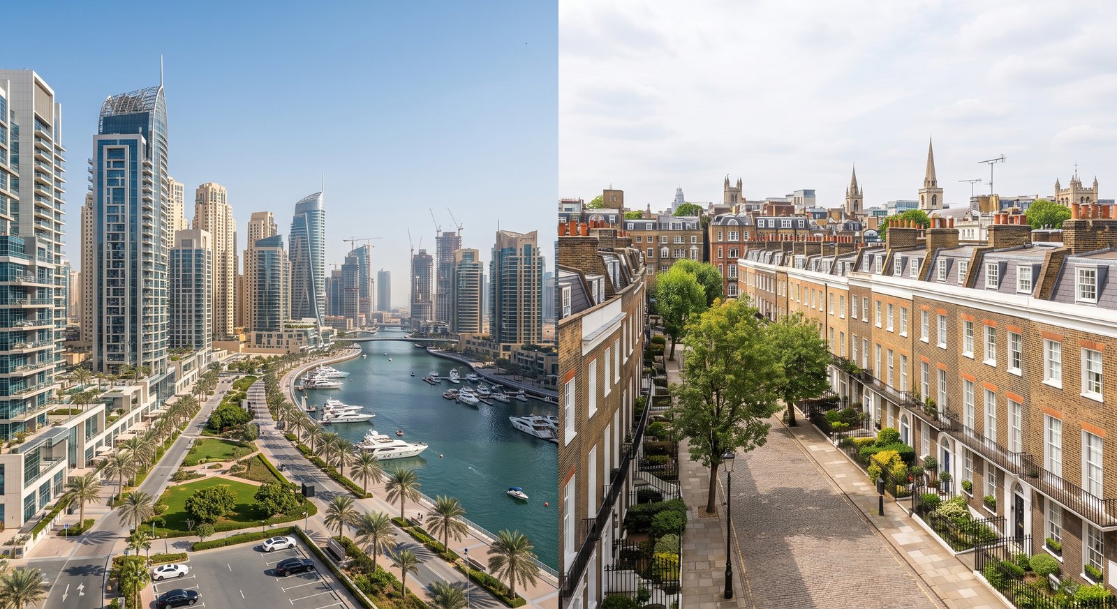 Dubai and London compared for property investment, lifestyle, and long-term goals